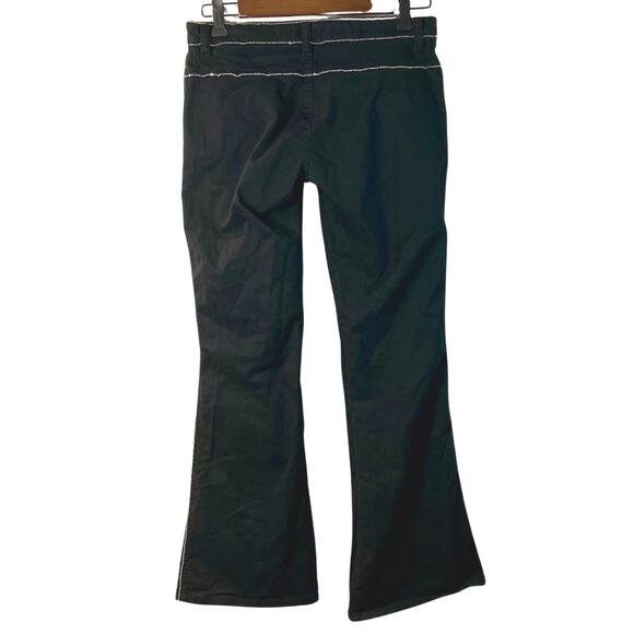 Moschino Women’s Donna Rhinestone Flare Pants Size 27 - Picture 2 of 9